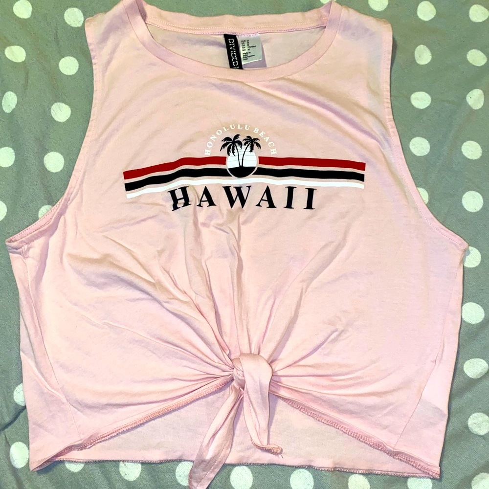Pink tank top